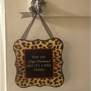 Wall plaque 8” x 8” probably best to bundle up at price.